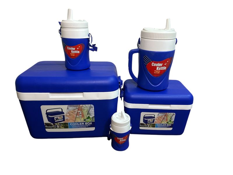 5 Piece Cooler box-Blue