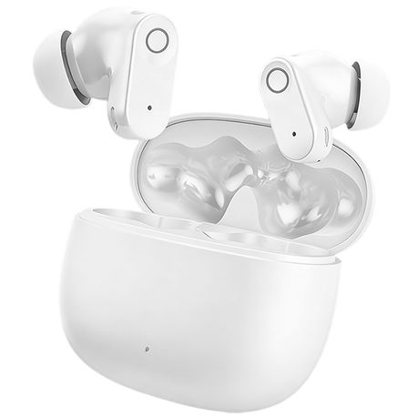 White Wireless Bluetooth Earbuds - Portable Lightweight Earphones Image