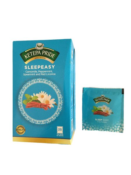 Sleepeasy Camomile, Peppermint, Spearmint &amp; Red Licorice Tea Bags 25's