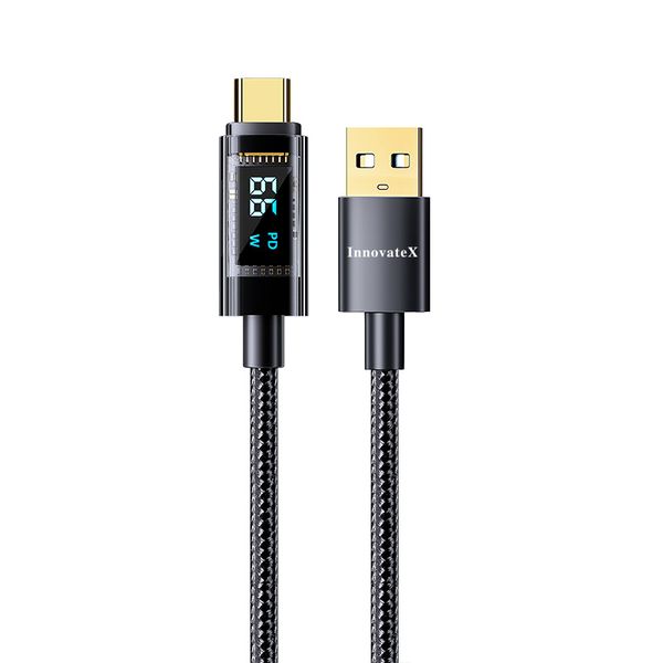 InnovateX 6A PD 66W C Charge Cable ,Fast Charging with Led Display