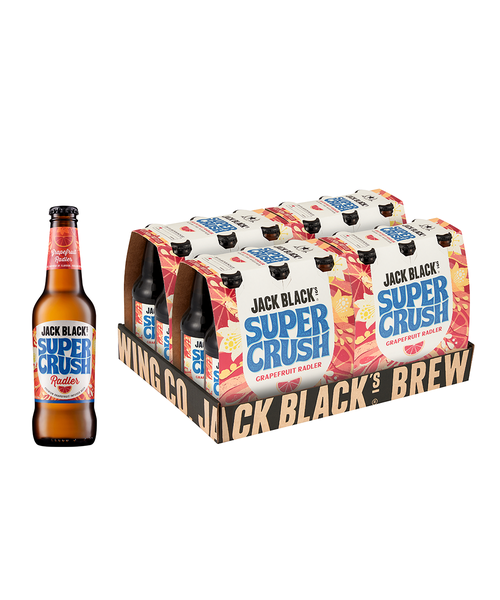 Jack Black - Super Crush Grapefruit Radler NRB - 24 x 330ml