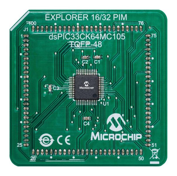 Microchip (MA330052) Plug-in Module, dsPIC33CK64MC105