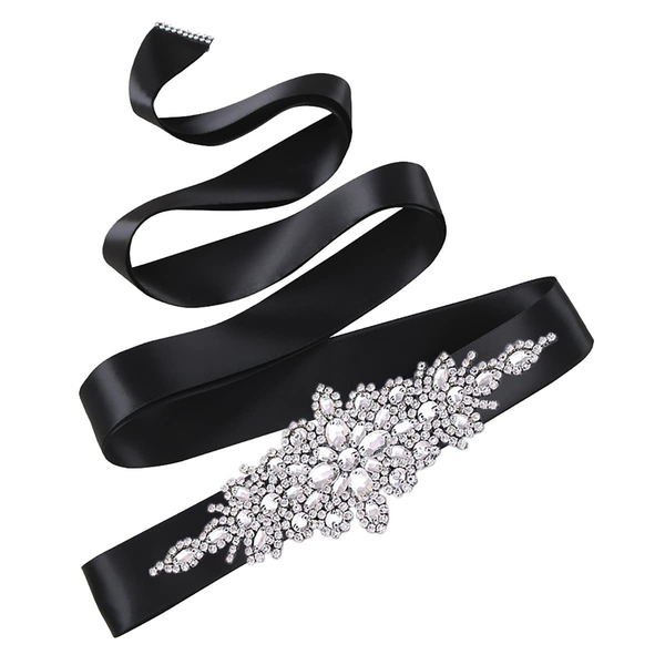 Bridal Belt Crystal Rhinestone Belt Bridesmaid Gown Sash Belt