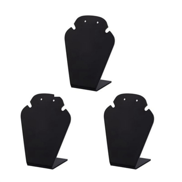 3Pack Acrylic Necklace Display Stand Earring Display Rack