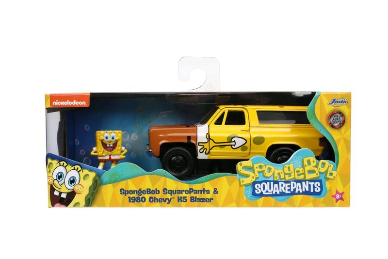 Jada-1980 Chevrolet K5 Blazer with SpongeBob SquarePants -1/32