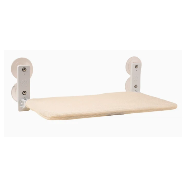 Breathable Mesh Cat Hammock For Window Beige