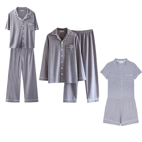 Pj Warehouse Mens Grey Button Down Cross Season image