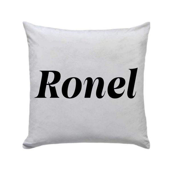 Ronel 30 x 30cm - Cushion/pillow with Vinyl Letters gift present
