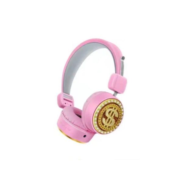 ZYF AH-807E Wireless Headphones- Pink