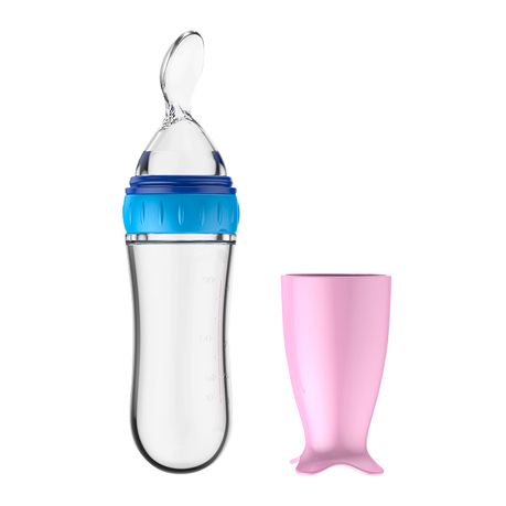 Baby Spoon Bottle Feeder Dropper Silicone Spoons for Feeding