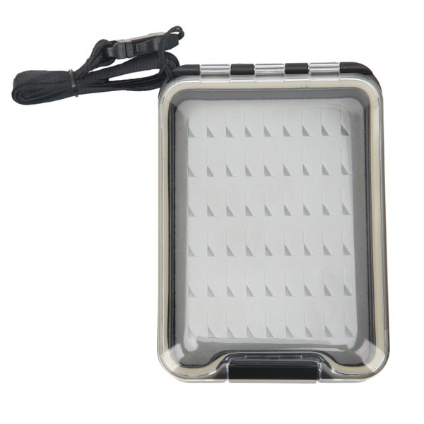 Large Capacity Waterproof Fly Lure Box with Lanyard