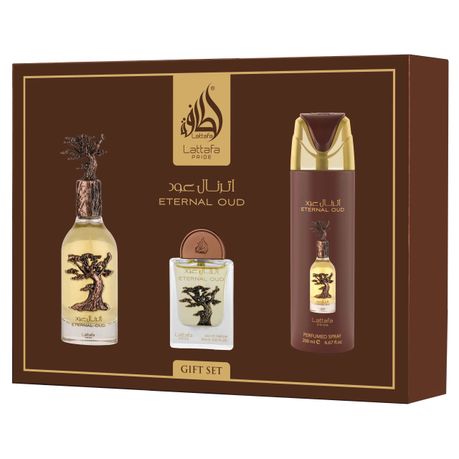 Eternal Oud 3 Piece Gift Set by Lattafa Image