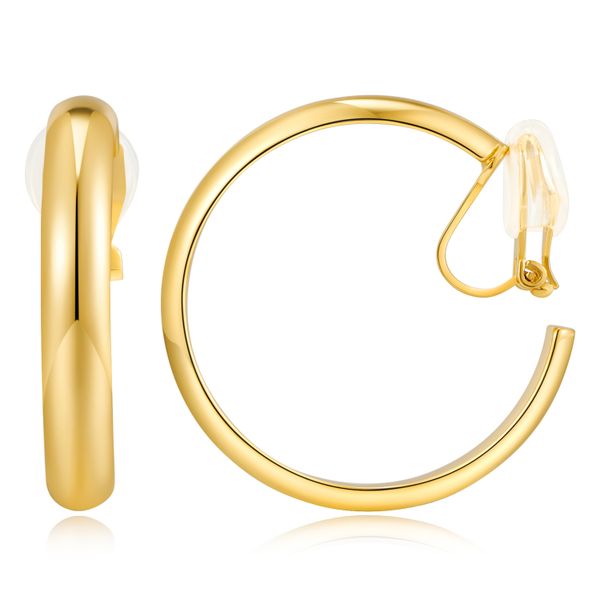 ZELTRYN INS Fashion 18K Gold-Plated Copper Earrings