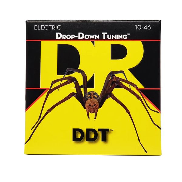 DR Strings DDT-10 Drop-Down Tuning Steel Electric Guitar Strings -.010-.046