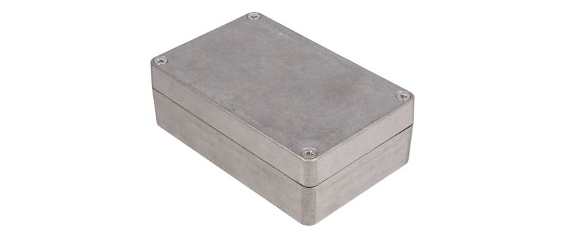 1550Z107 Diecast Aluminium Enclosure 125x81x41mm IP66 Watertight Box
