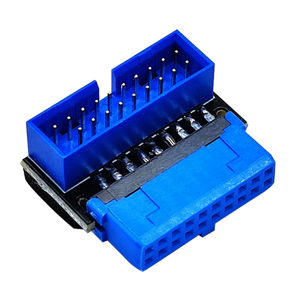USB Header Adapter USB3.2 GEN1 19Pin/20Pin Socket 90 Degree A