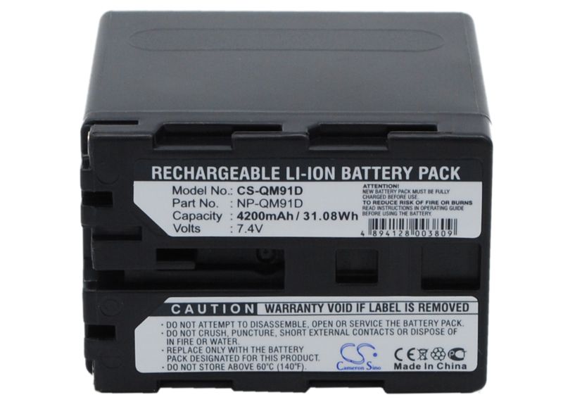 Camera Battery SONY CS-QM91D