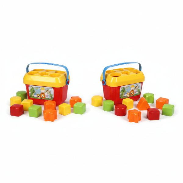 Cooey 18 Piece Educational Shape Sorter Toy for Babies - 2 Pack