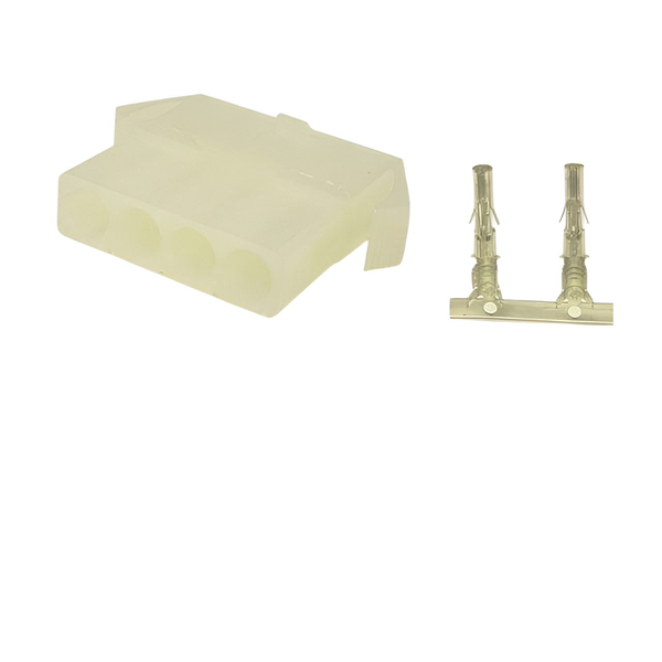 XY142-04FN 6.2mm 4-Pin In-line Female Connector with Release-Lock