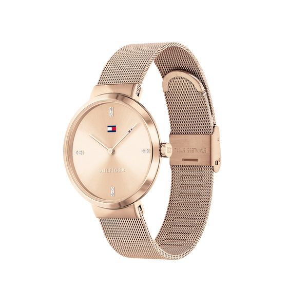 Tommy Hilfiger - Liberty - Rosegold Case with Slim Mesh Rosegold Band