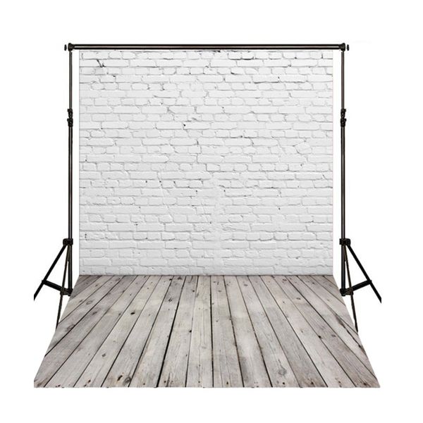 White Brick Wall Vinyl Backdrop 1.6x2.3yd Compatible with Studio
