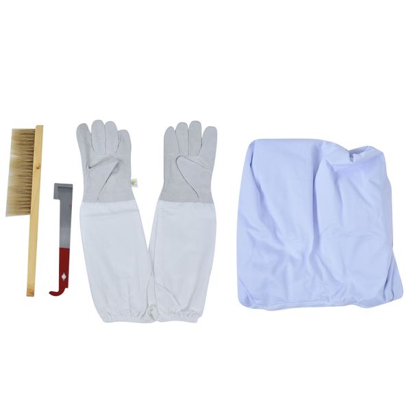 Ventilated Beekeeping Jacket Set with Gloves &amp; Tools