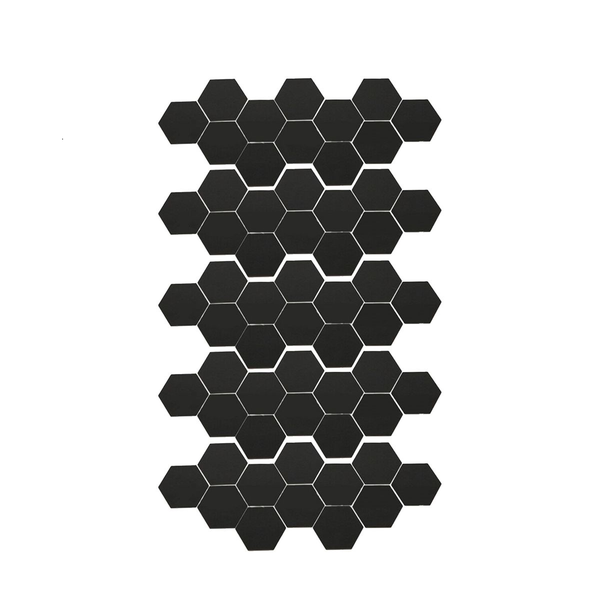 60 Piece Acrylic Mirrors Hexagon Shape Wall Sticker