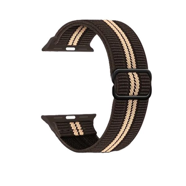 Premium Elastic Woven Nylon Watch Band Compatible with Apple- 42/44/45/49mm