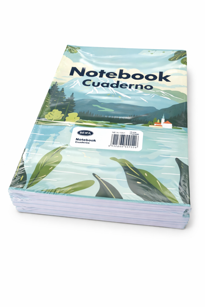 A5 Ruled Exercise Notebook - 32 Whie Pages-10 x Notebooks
