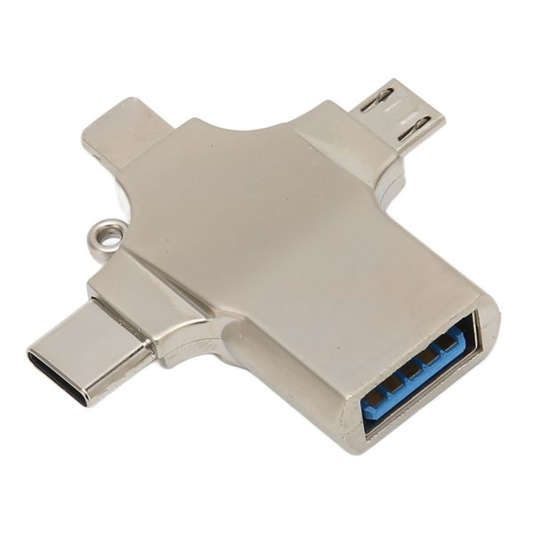 3-in-1 OTG Adapter Type C, Micro, Lightning 10Gbps