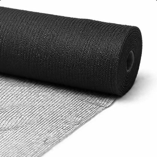 20% Black Shade Cloth 3m x 50m Roll 65gsm UV-Resistant Shade Netting