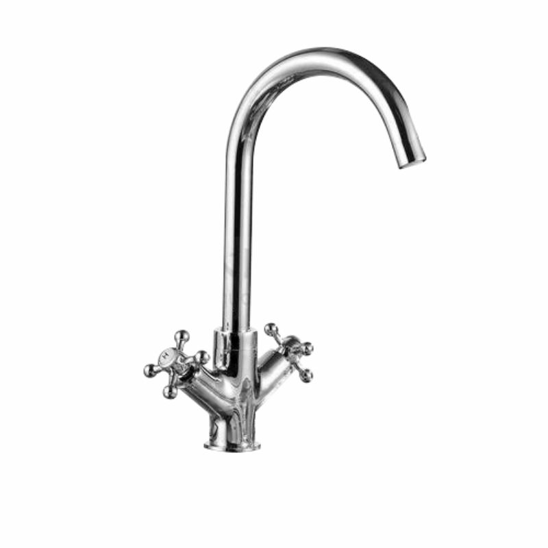 Chrome Classic Long Kitchen Sink Tap
