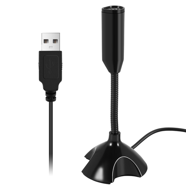USB Microphone Web Flexible Noise Canceling Mic For Mac PC Computer Laptop