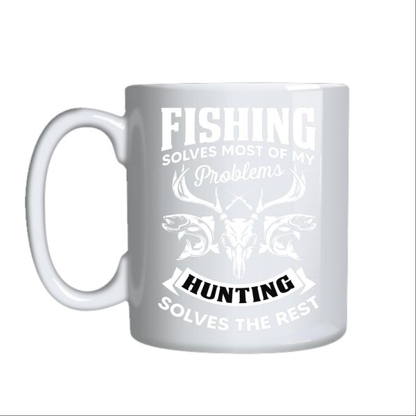 Hunting Solves The Rest Mug Gift Idea 134