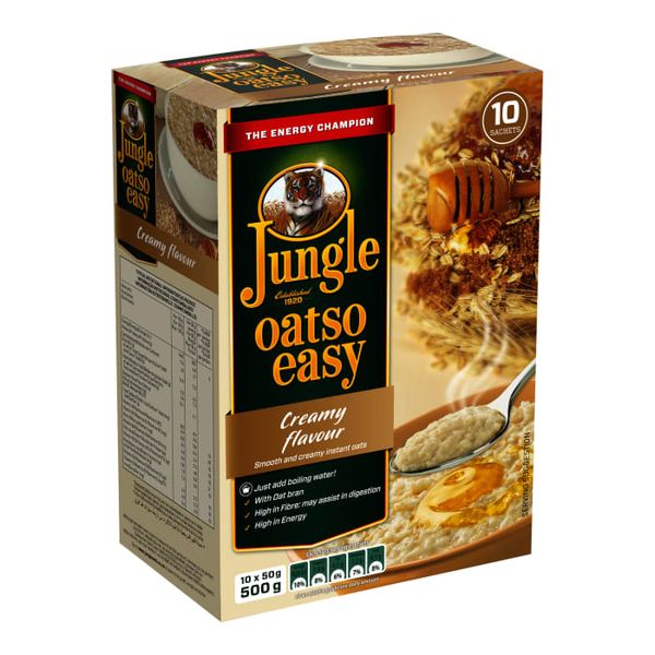 Jungle Oatso Easy Creamy Flavour Instant Oats 500g