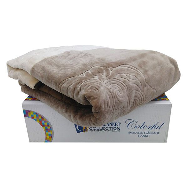 Sesli - Mink Colourful 1Ply Blanket - Queen Size