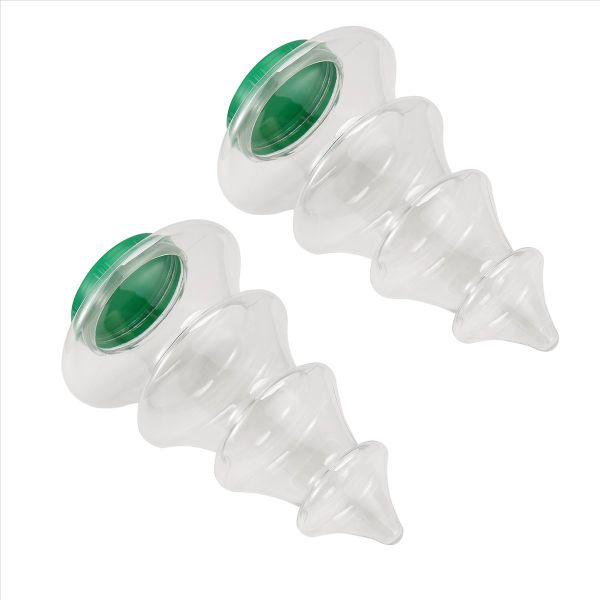2Pcs Candy Jars Christmas Tree Shaped Plastic Cookie Jars with Lids Lovely