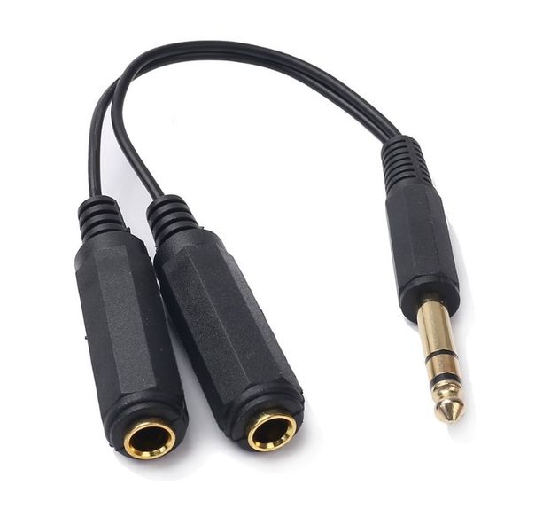 Pro Gamer 1-6.35 Male to 2-6.35mm Female Audio Cable