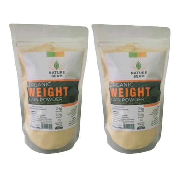 2 x Nature Beam Gain Weight Powder