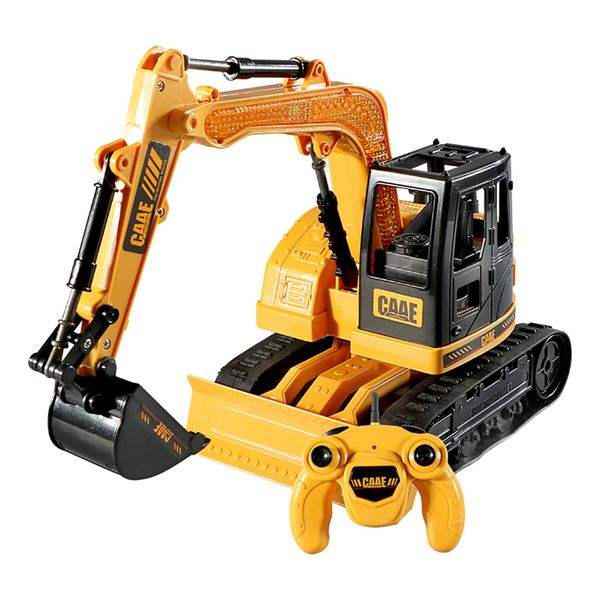 RC Excavator Toy - Yellow