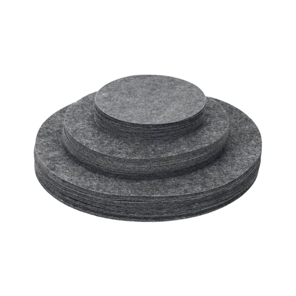 Felt Plate Storage Dividers - Grey - Set of 36
