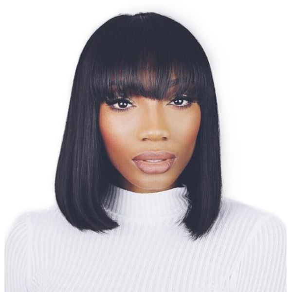 26th Avenue Collection Brazilian 12 Inch Fringe Bob Wig Grade 10a