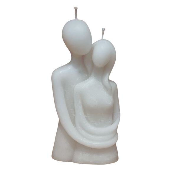 Unique Couple in Love Long Burn Candle - 11.5cm x 6cm