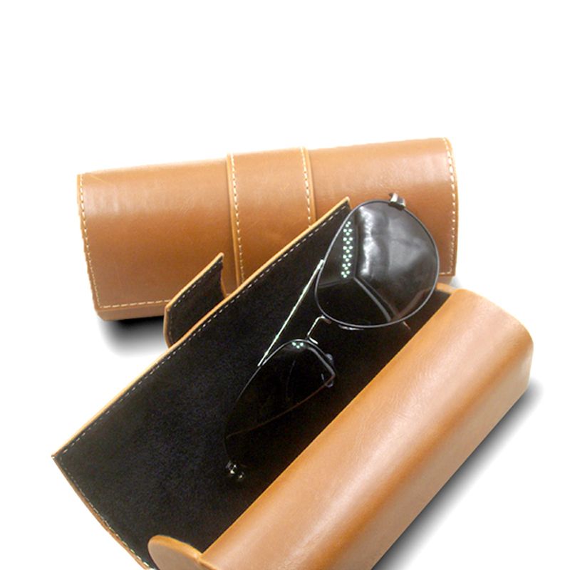 PU Leather Hard Shell Vintage Glasses Case | Shop Today. Get it