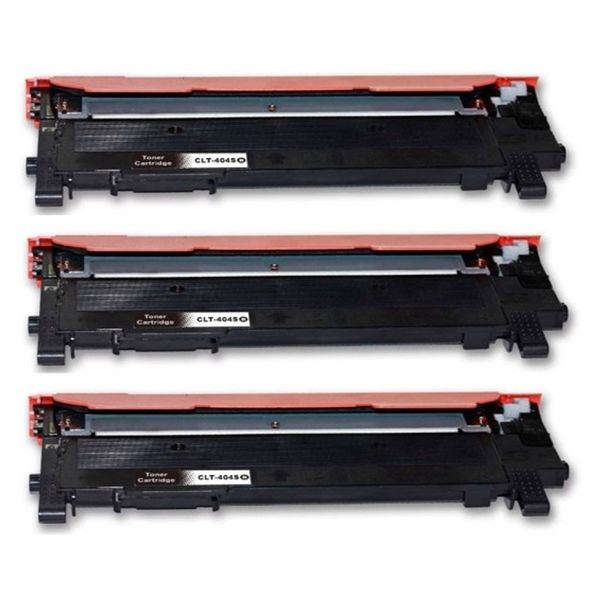 Samsung 404 / CLT-404 Black Toner Cartridge x 3 - Compatible
