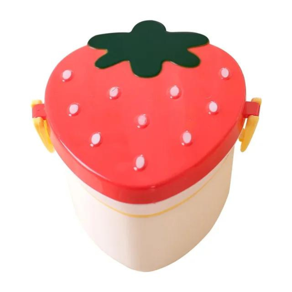 Strawberry Shape Double Layer Bento Lunch Box