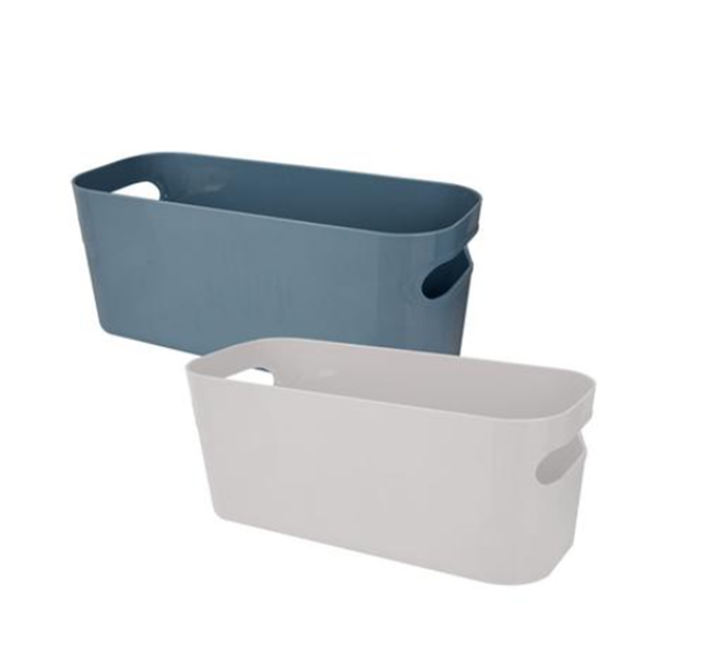 Plastic Multiuse Basket (28x12x11cm) x 2