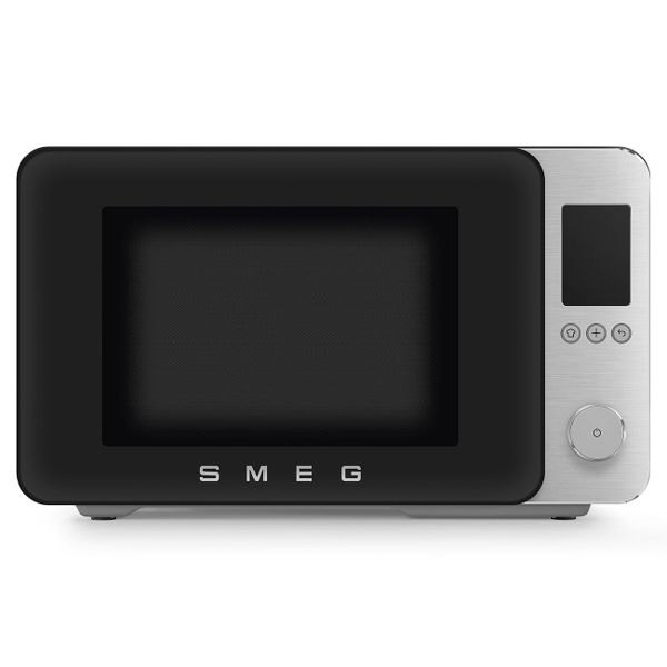 SMEG Matt Black 27L, 900W, Microwave combi oven | Black