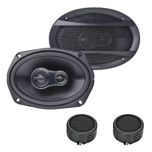 Nakamichi NSE6958 6×9" 500 Watts 3-Way Speakers &amp; Evo Tweeters