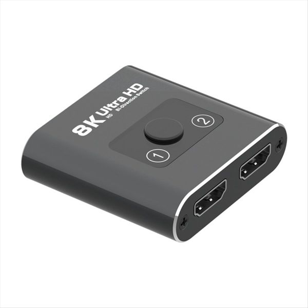 Hd 8K 60Hz Bi-Direction Switch 1 in 2 Out Dual Display for Laptop Pc